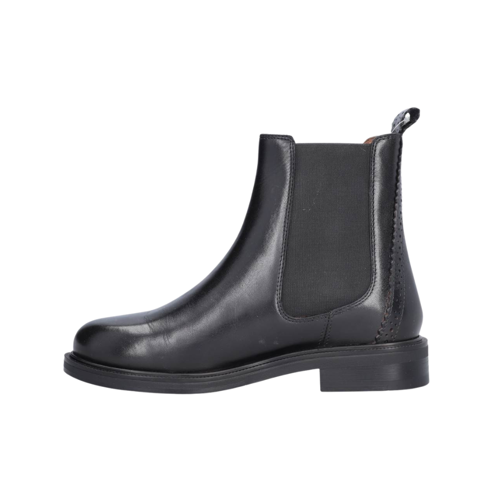 C1530 Chelsea støvle - Black calf 80